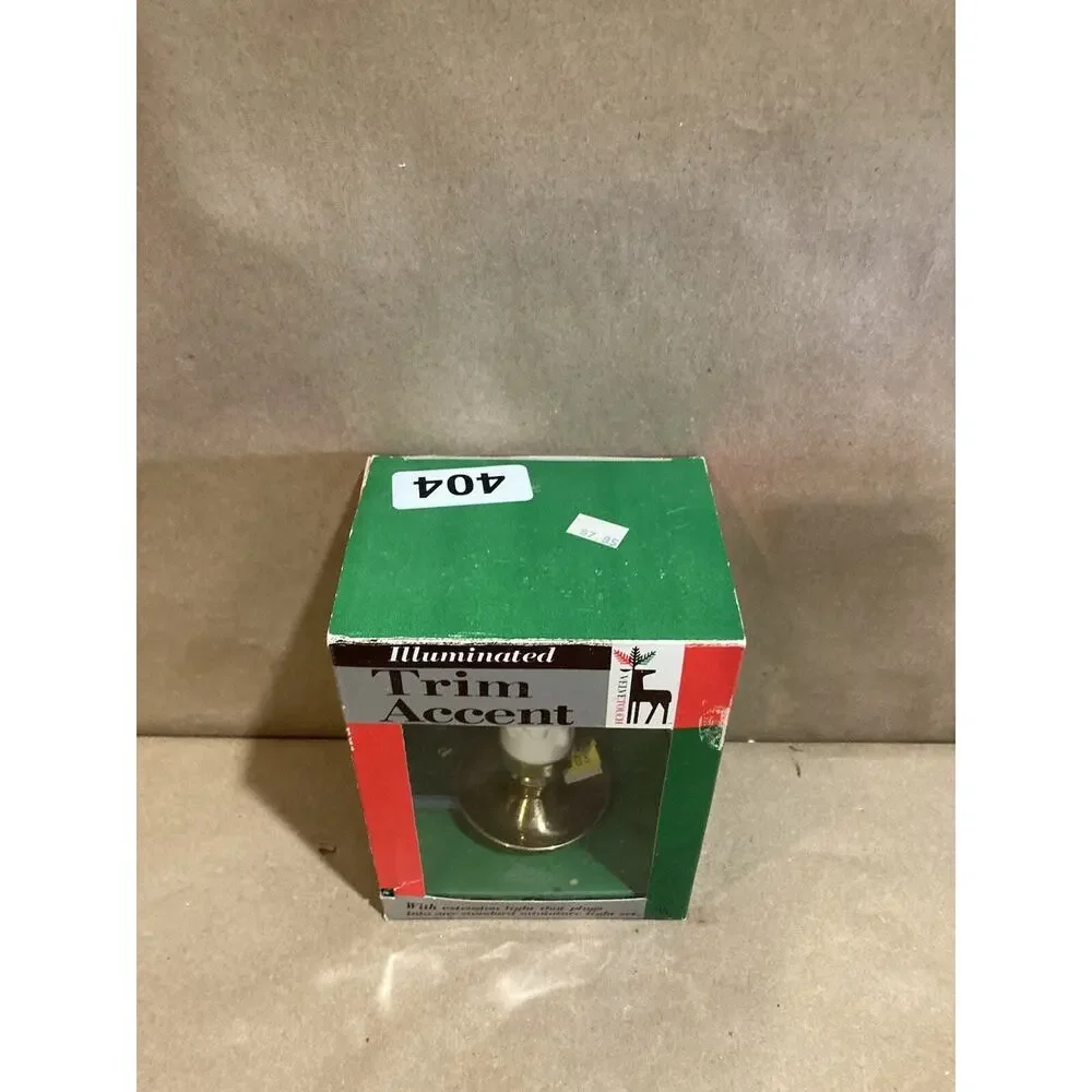 Christmas Trim Accent Light Ornament Vintage Illuminated TESTED FAST SHIPPING